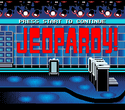 Jeopardy! - Deluxe Edition (USA) Title Screen